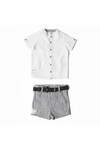 Nanica 4-8 Age Boy Shirt Shorts Set  122615